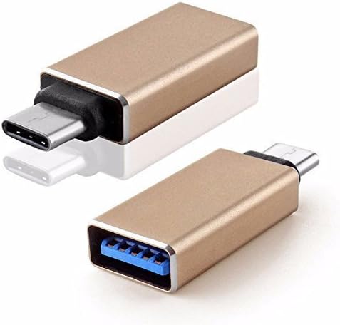 Keendex KX 1750 OTG Male Type-C USB 3.1 to Female USB 3.0 Converter Cable - Gold