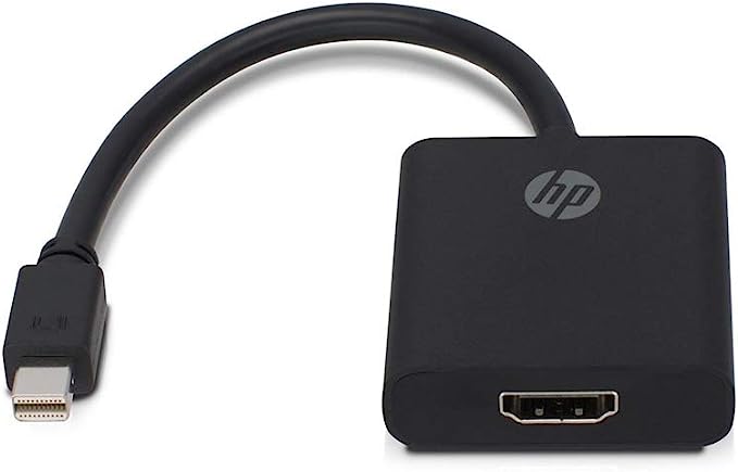 HP Mini DisplayPort to HDMI Black