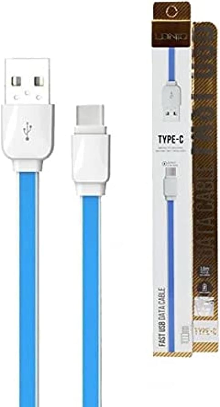 LDNIO XS-07C Multi-USB Fast Data Charging Cable (Sky Blue, 1 m, 2 Amp)