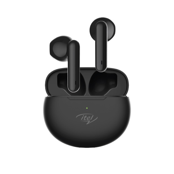 iTel T1 Neo Wireless Earbuds with Microphone- Black