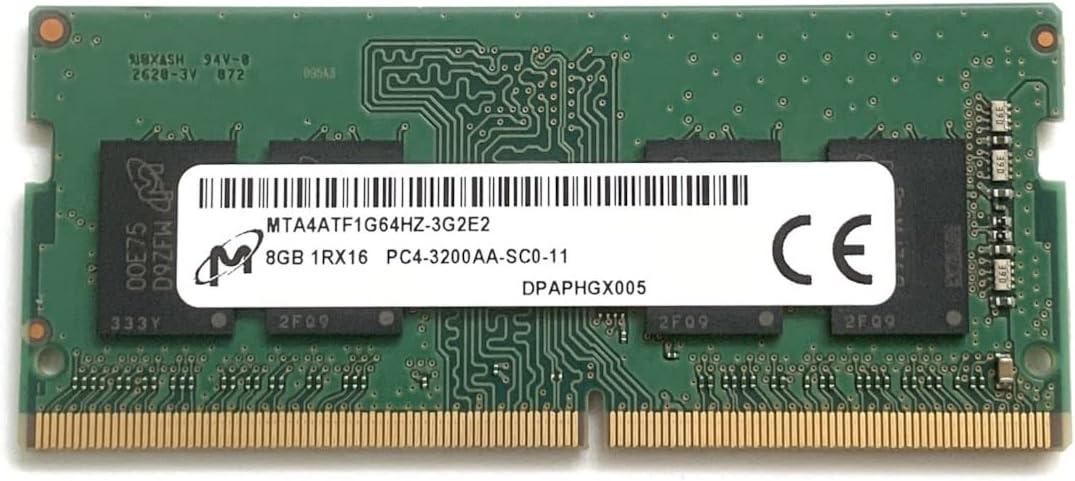 Micron 3200 MHz SODIMM DDR4 RAM, 8GB - MTA4ATF1G64HZ-3G2
