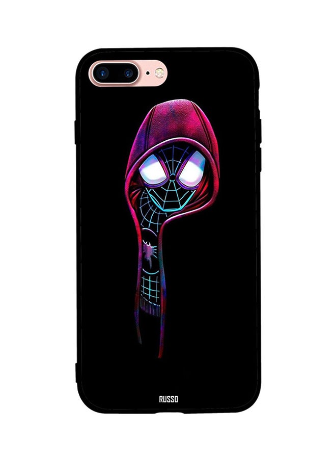 Spiderman in Hood Printed Back Cover for Apple iPhone 8 Plus