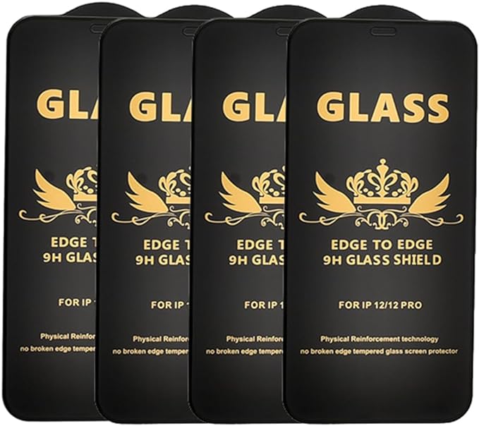 G-Power 4 Pack Glass Screen Protector for Apple iPhone 12 Pro