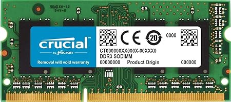 ذاكرة رام SODIMM DDR3 كروسيال، 4 جيجا - CT51264BF160BJ