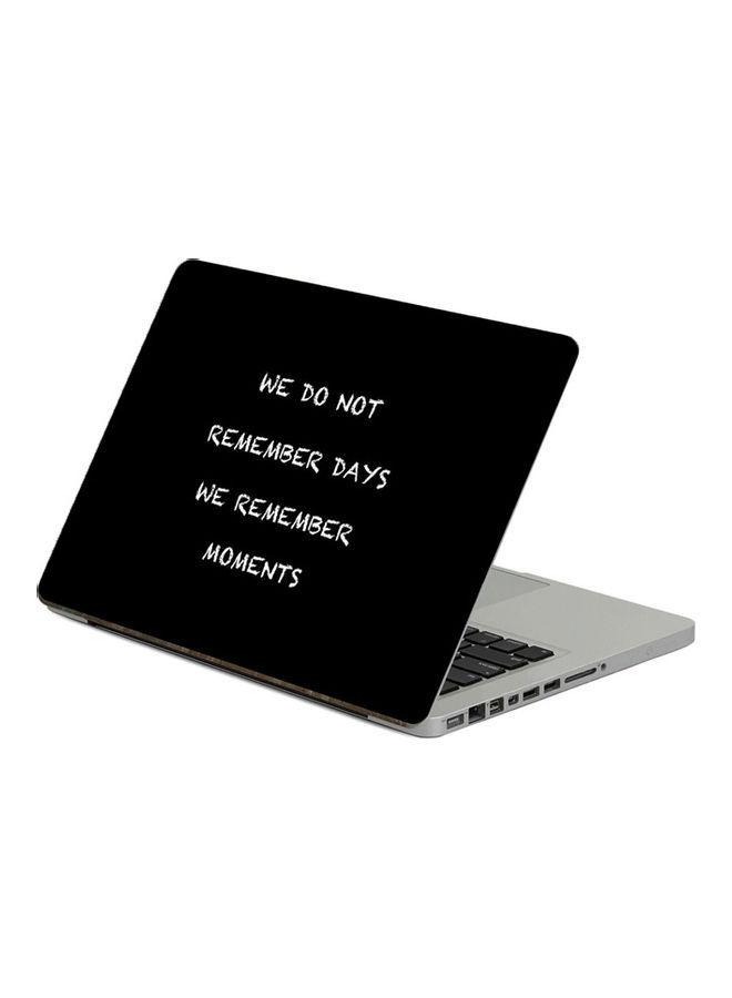 Text Inscription Printed Laptop sticker 13.3 inch