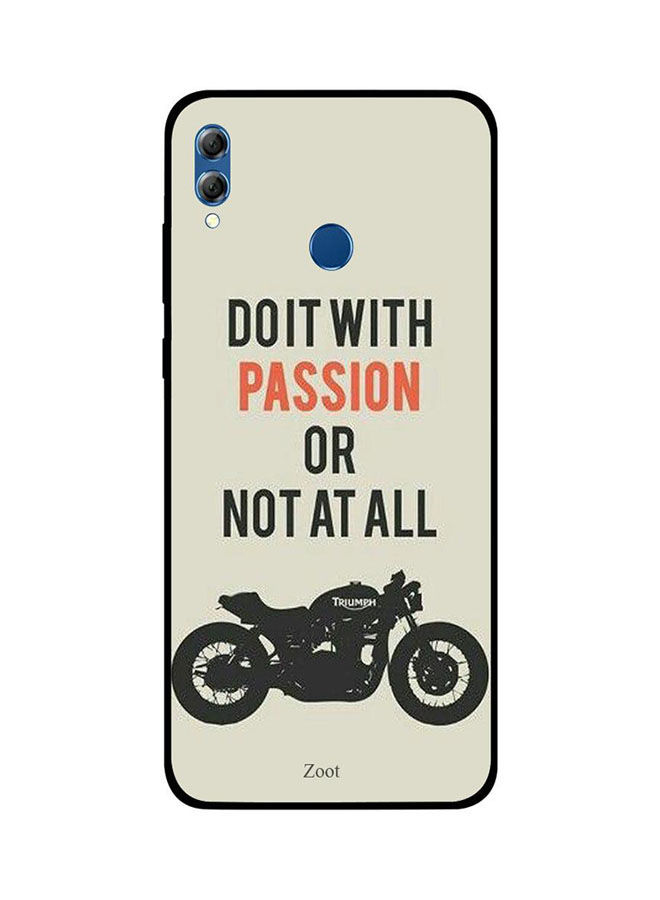 جراب ظهر زوت بطبعة عبارة Do It With Passion Or Not At All لهونر 8X