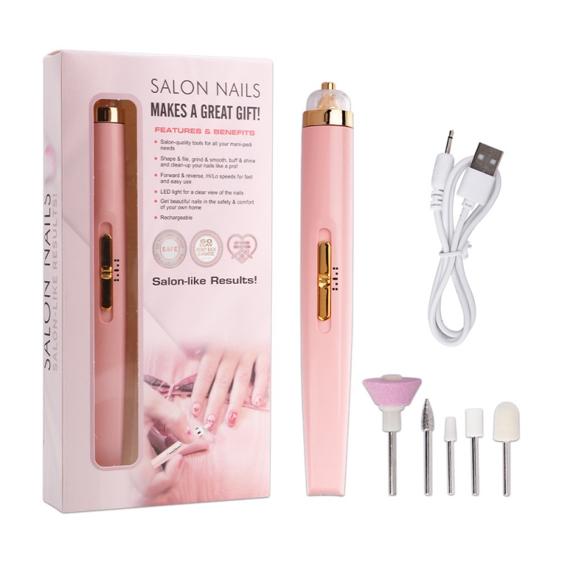 Flawless 5 in 1 Rechargeable UV Nail Care Tool - Pink