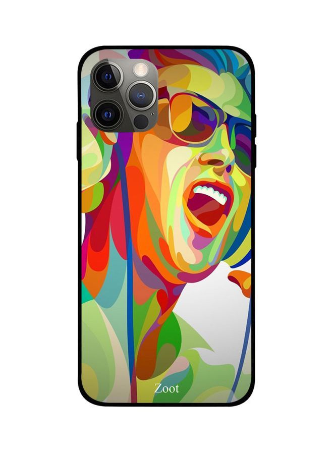 Colored Singer Printed Back Cover for Apple iPhone 12 Pro