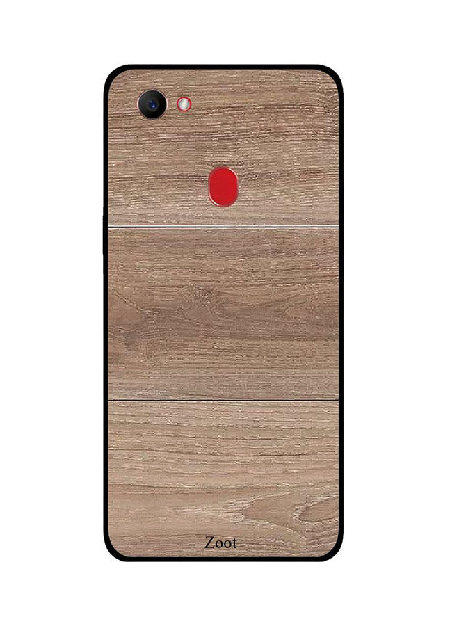 Zoot Luxury Wooden Pattern Back Cover for Oppo F7