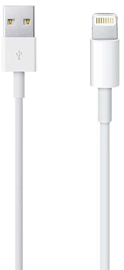 Apple Lightning Charge and Data Transfer Cable, 1 Meter - White