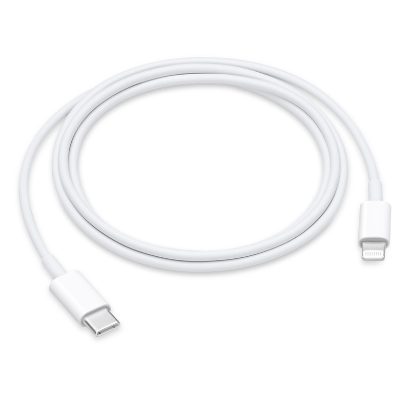 Apple Charging Cable, USB-C to Lightning, 1 Meter - White