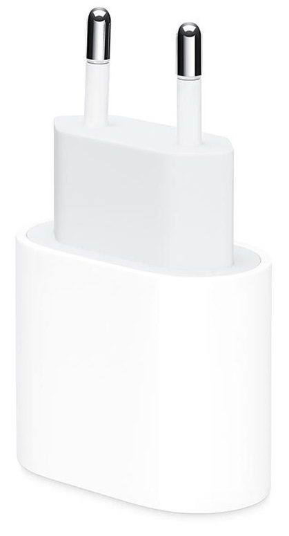 Apple USB-C Power Adapter, 20W, White - MHJE3ZM-A