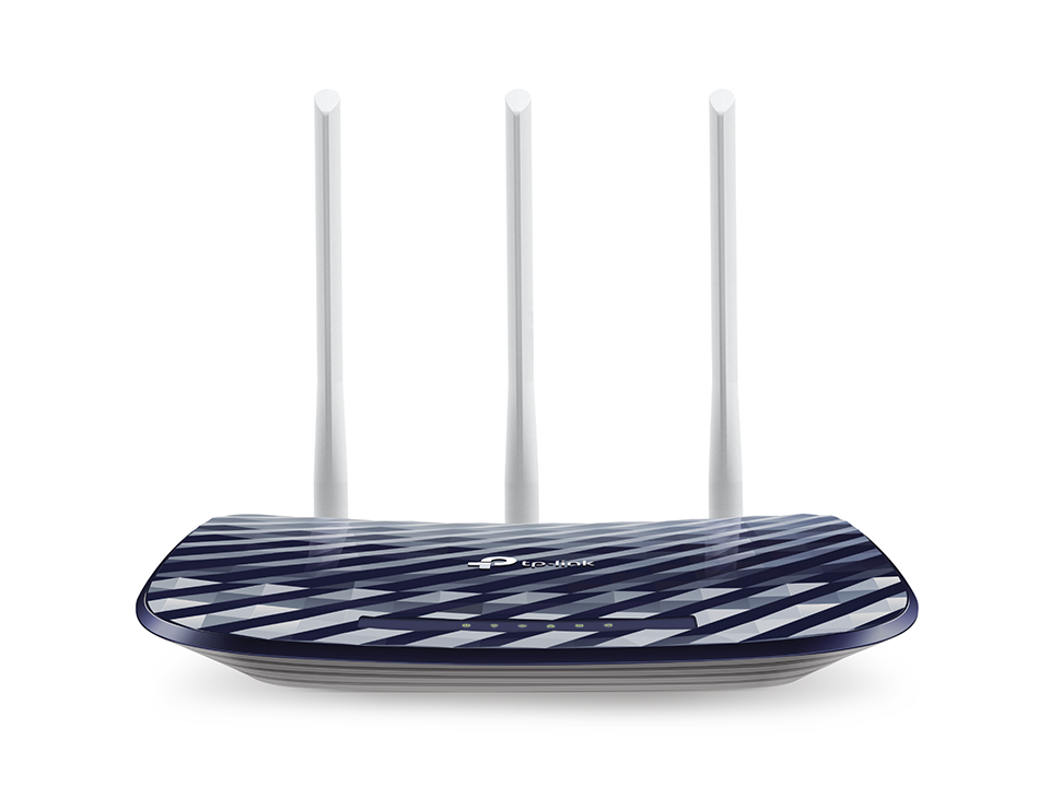 TP-Link Archer C20 Wireless Router, 5 Ports, Black - AC750