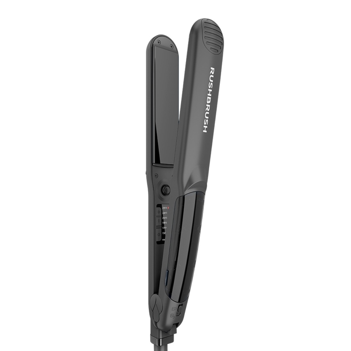 Rush Brush Steam Hair Straightener, 150 - 235 Degree, Black - X5