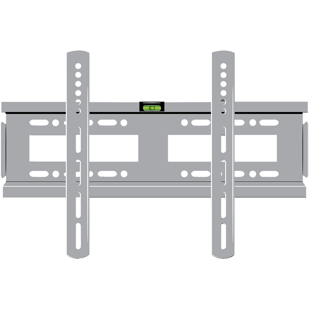 حامل حائط للتلفزيونات من اي تي اي مقاس (19:37) بوصة، فضي - B110