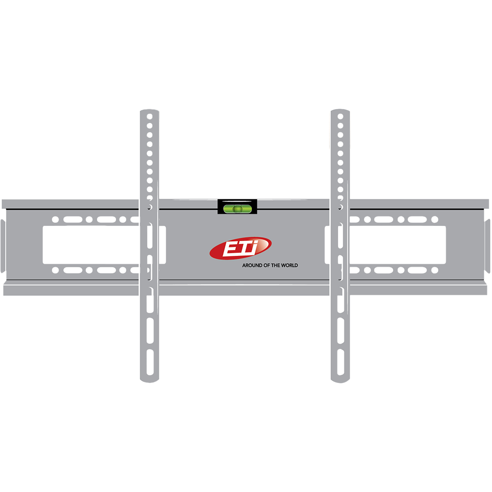 حامل حائط للتلفزيونات من اي تي اي مقاس (27:42) بوصة، فضي - B120