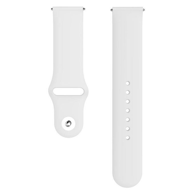 Silicone Strap For Huawei GT, Gt2 Smart Watch, 46Mm, 22Mm - White