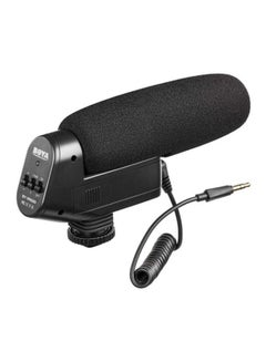 Boya Shotgun Wired Microphone for Digital Cameras, Black - BY-VM600