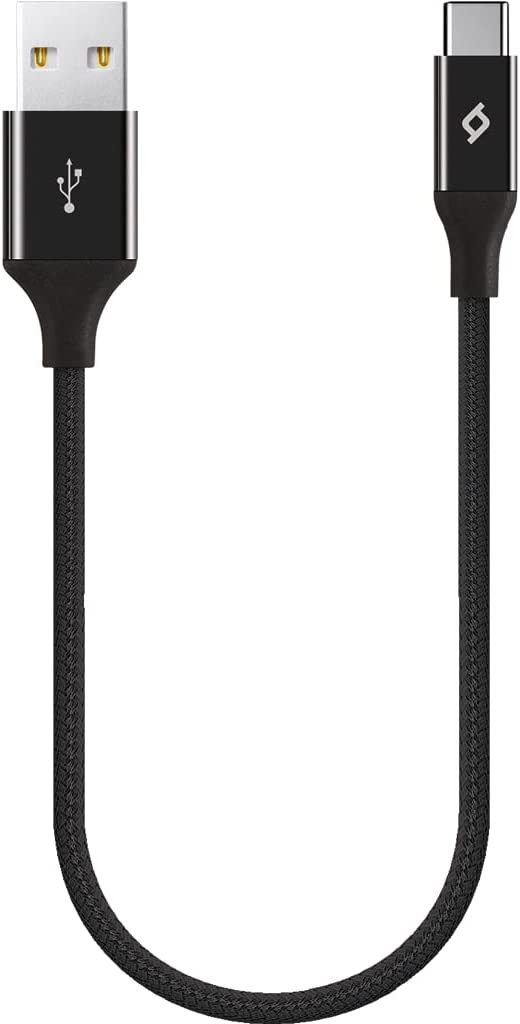 Ttec Mini USB Type-C Cable, 30CM, Black- 2Dk26S