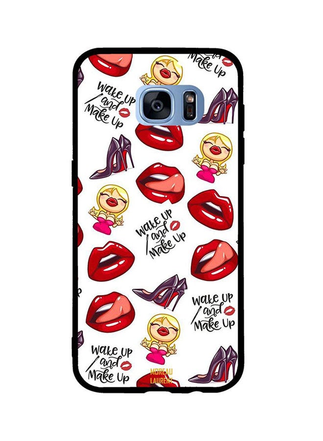 Moreau Laurent Wake Up and Makeup Printed Back Cover for Samsung Galaxy S7 Edge