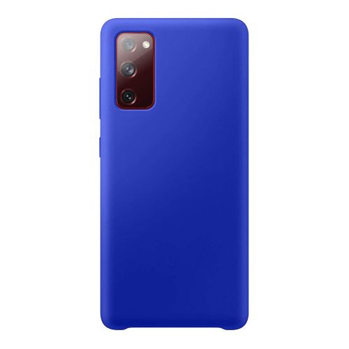 Stratg Silicone Back Cover for Samsung Galaxy S20 Fe 2020 and S20 Fe 2022 - Royal Blue