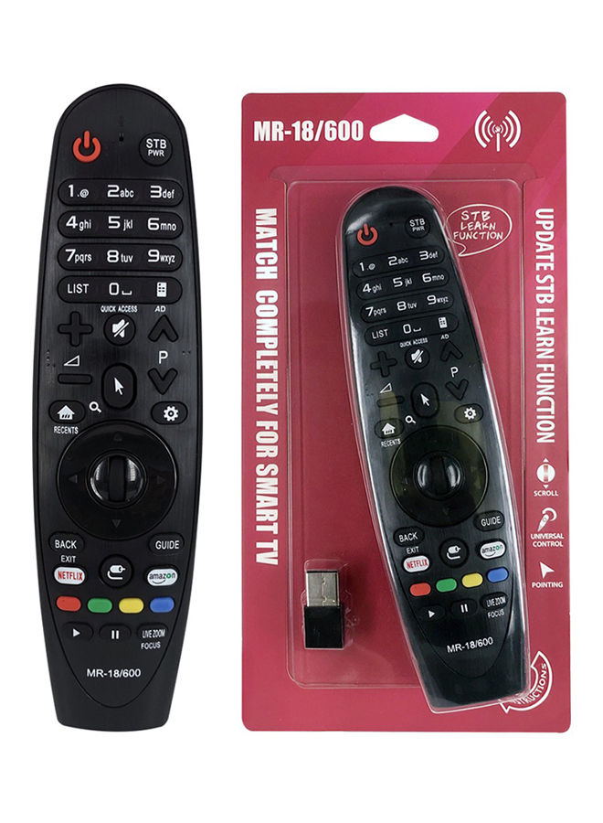 TV Remote Control for LG TV, Black- AN-MR650A