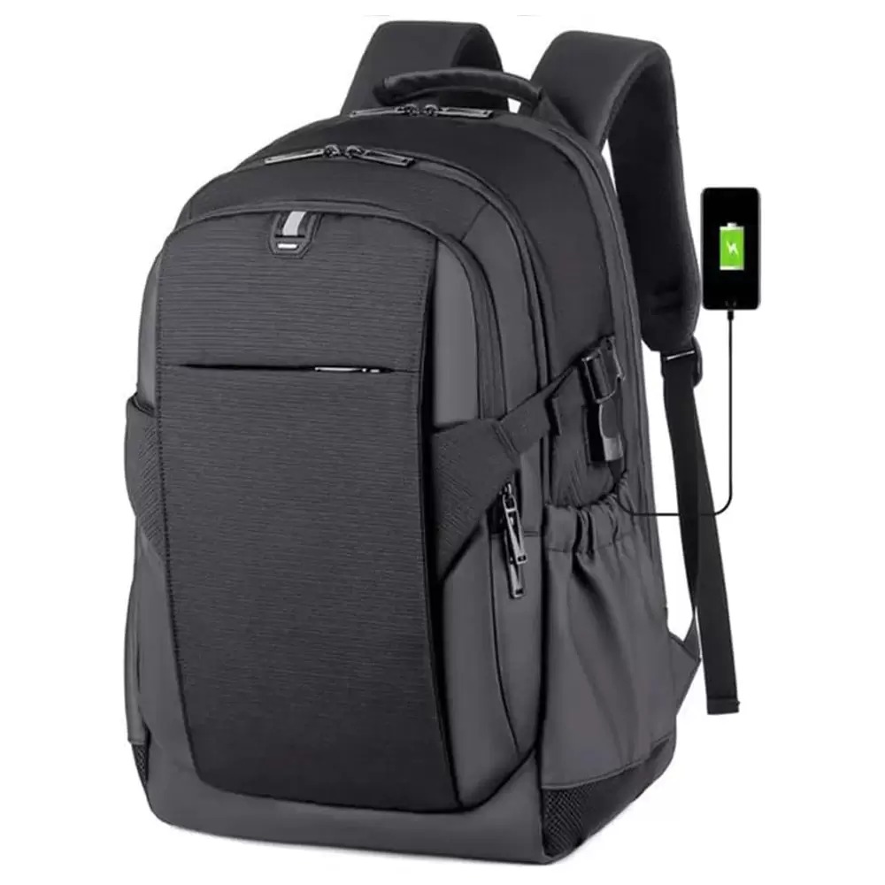 Rahala Laptop Backpack for 15.6 Inch Laptops, Black - 2209