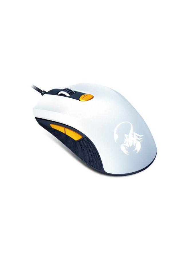 Genius Scorpion Wired Mouse, 8200 Dpi, White - M8-610