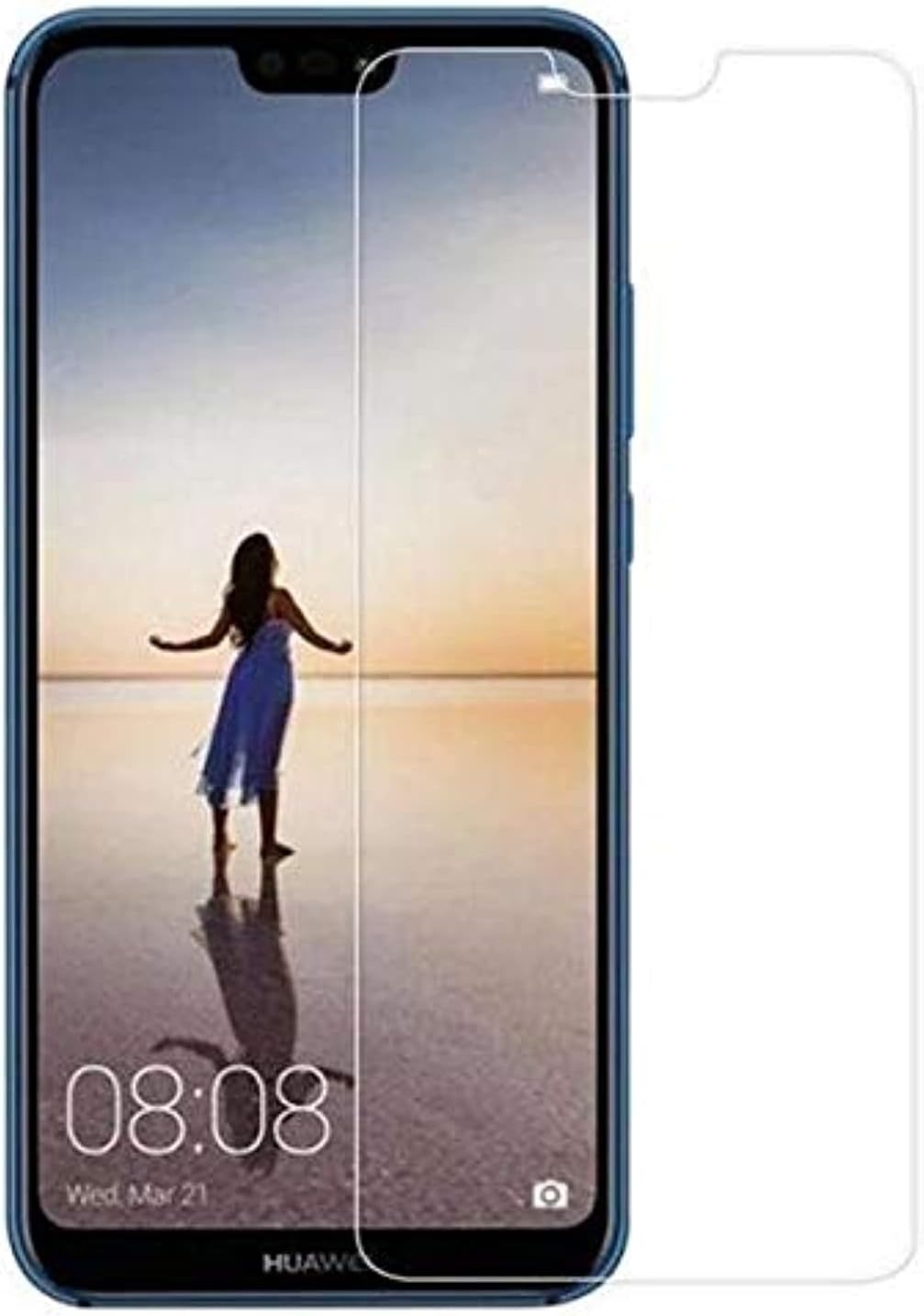 Tempered Glass Screen Protector for Huawei Nova 3E, P20 Lite - Clear