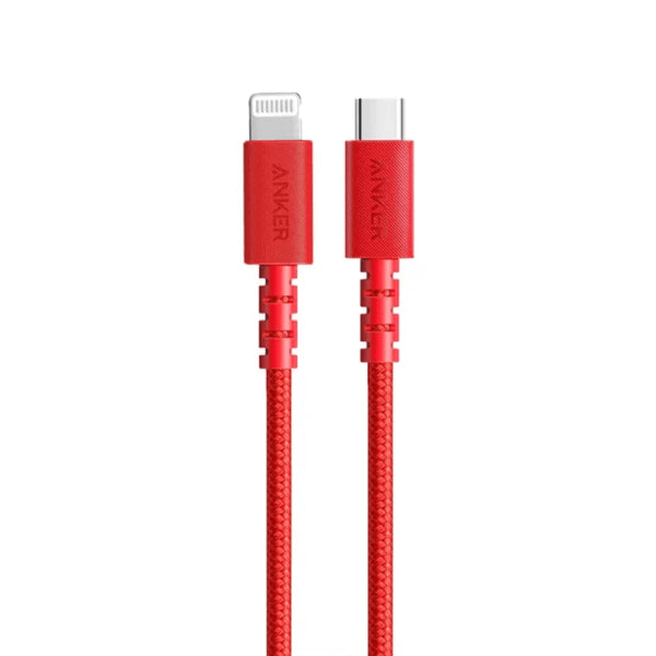 Anker Powerline Select USB-C to Lightning Cable, 0.9 Meter, Red - A8617P91