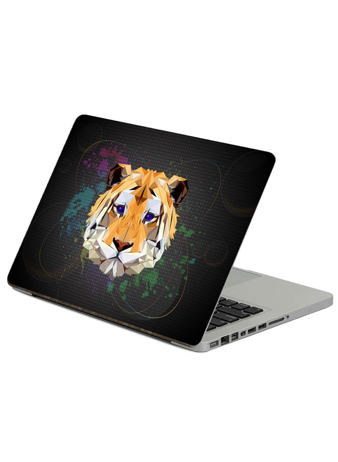 Polygon Tiger Printed Laptop Sticker 15.6 inch