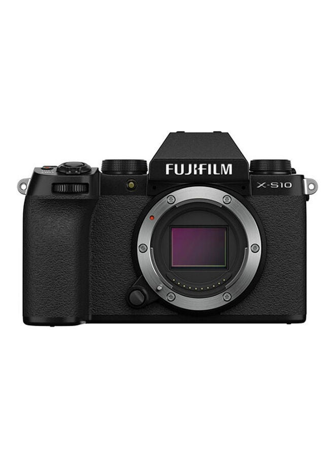Fujifilm Mirrorless Digital Camera, Black - X-S10