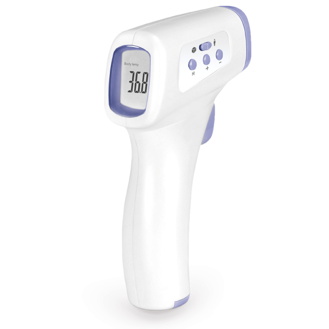 B.Well Non Contact Infrared Thermometer, White x Blue - WF-4000