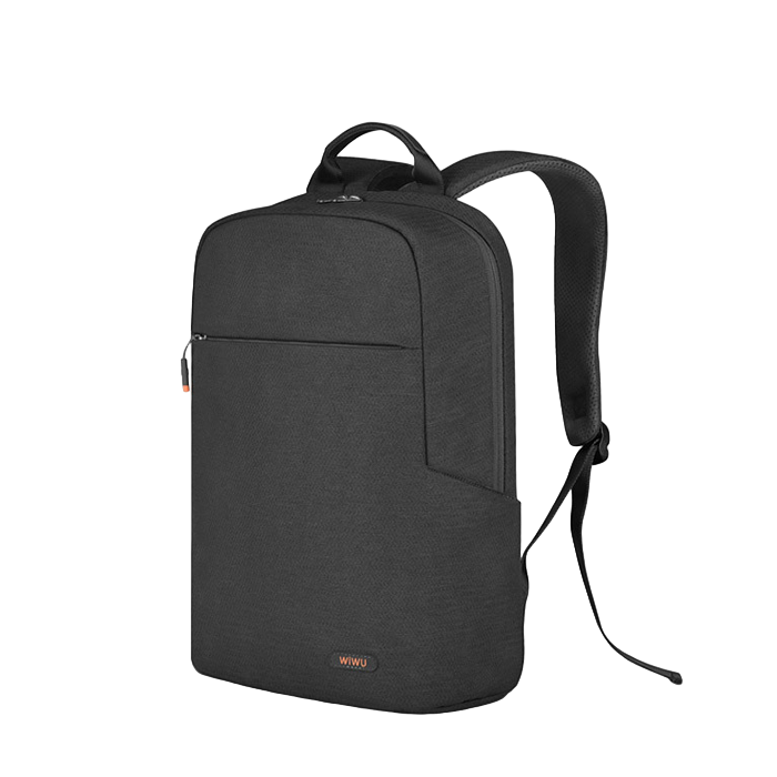 WiWU Pilot Laptop Back Bag, 15.6 Inch, Black - 25712