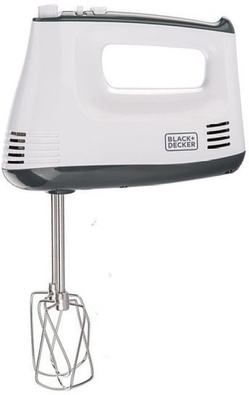 Black + Decker Hand Mixer, 300 watt, White - M350