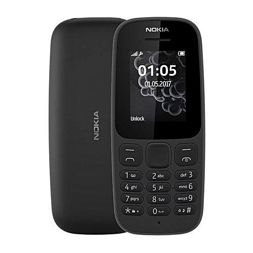 Nokia 105 Dual Sim, 4MB, 2G - Black