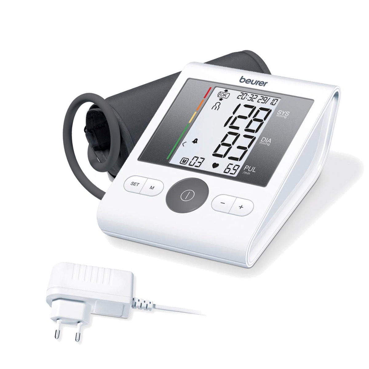 Beurer BM 28 upper arm blood pressure monitor WITH ADAPTER