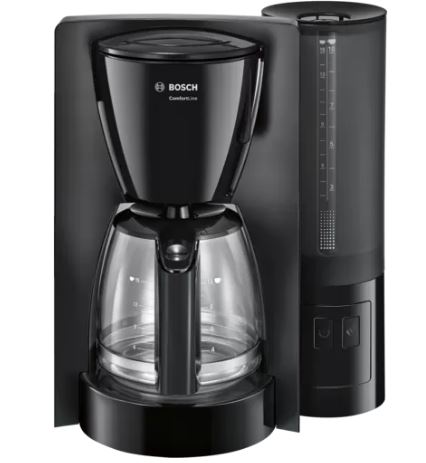 Bosch ComfortLine Coffee Maker, 1200 Watt, Black - TKA6A043