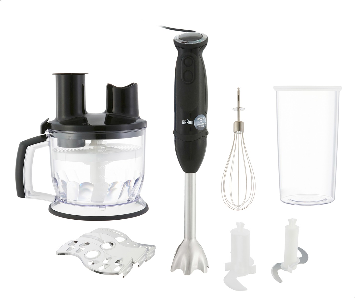 Braun MultiQuick Hand Blender, 1000 Watt, Black - MQ5275