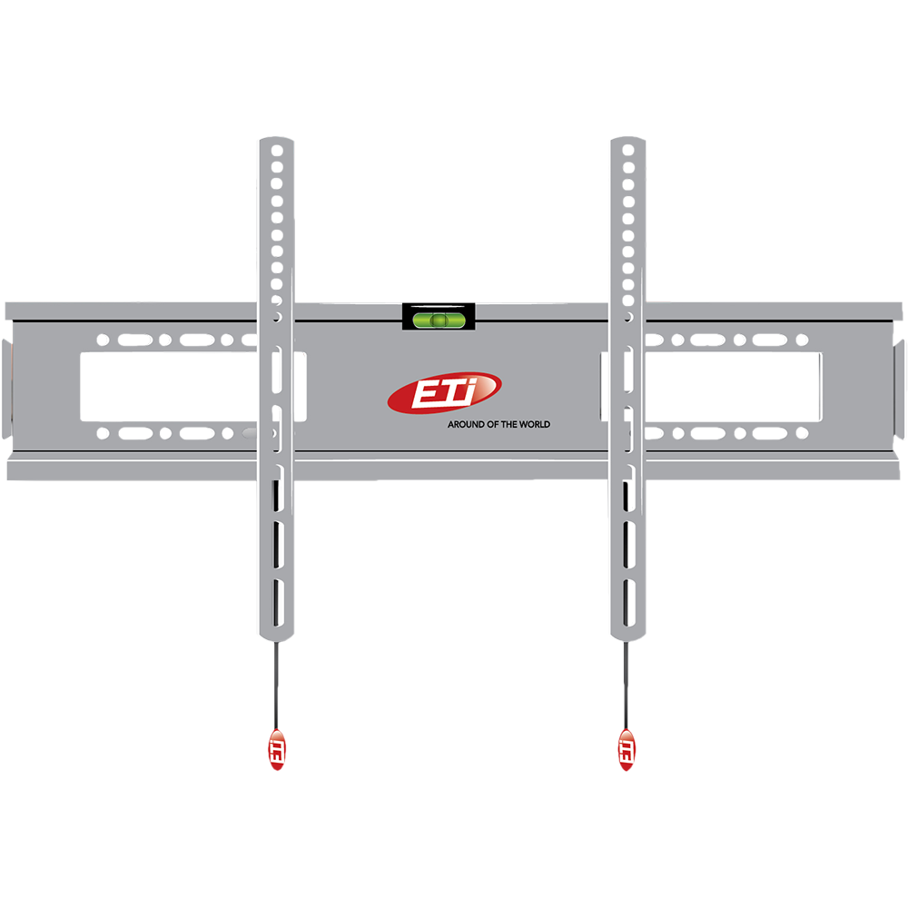 حامل حائط للتلفزيونات من اي تي اي مقاس (42:60) بوصة، فضي - BSL130