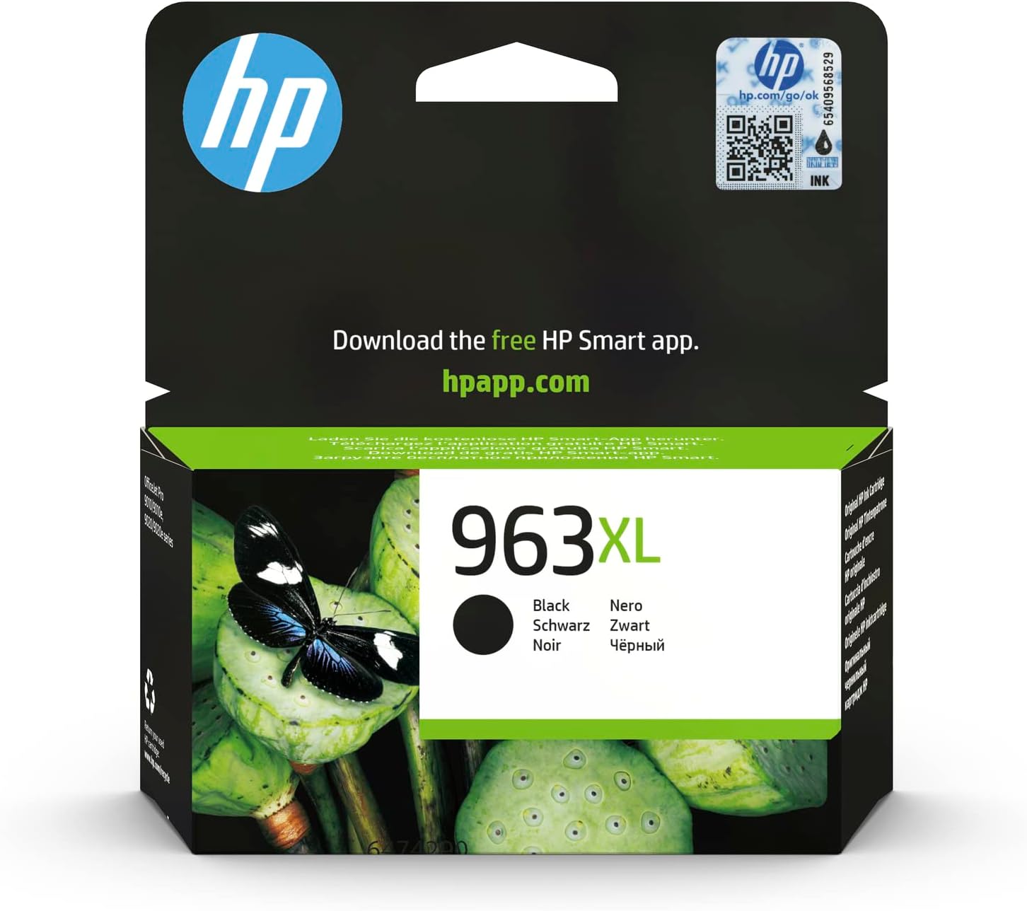 HP 963XL Ink Cartridge for HP Printers, Black - 3JA30AE