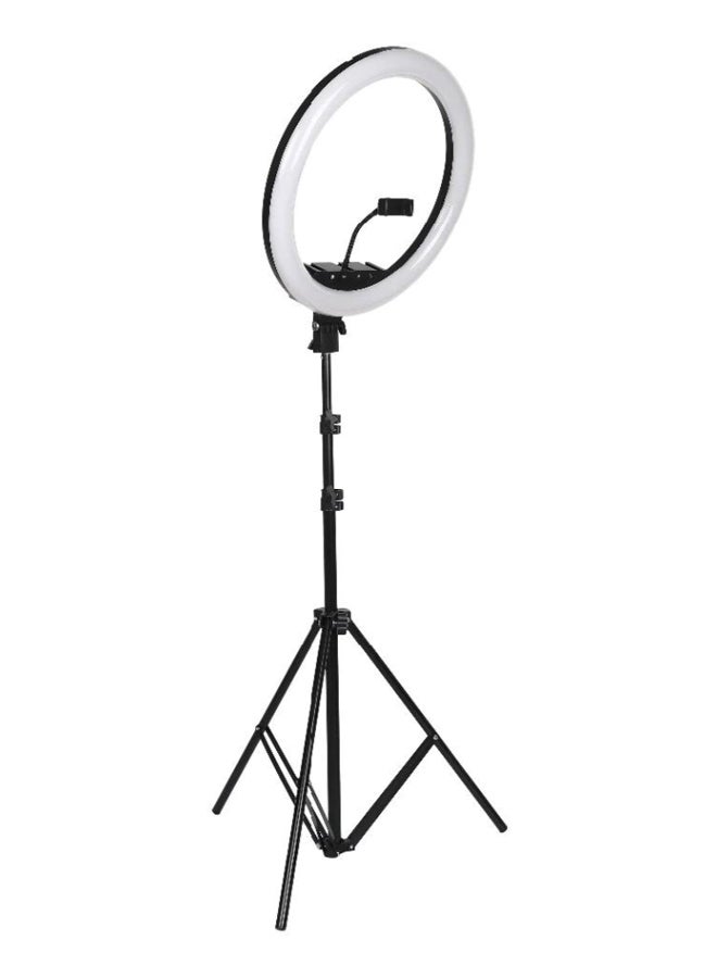Toshionics Ring Light with Stand, 10 Inch - Black and White