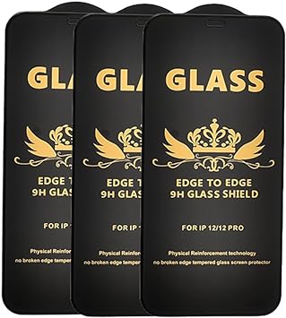 G-Power 3 Pack Glass Screen Protector for Apple iPhone 12 Pro