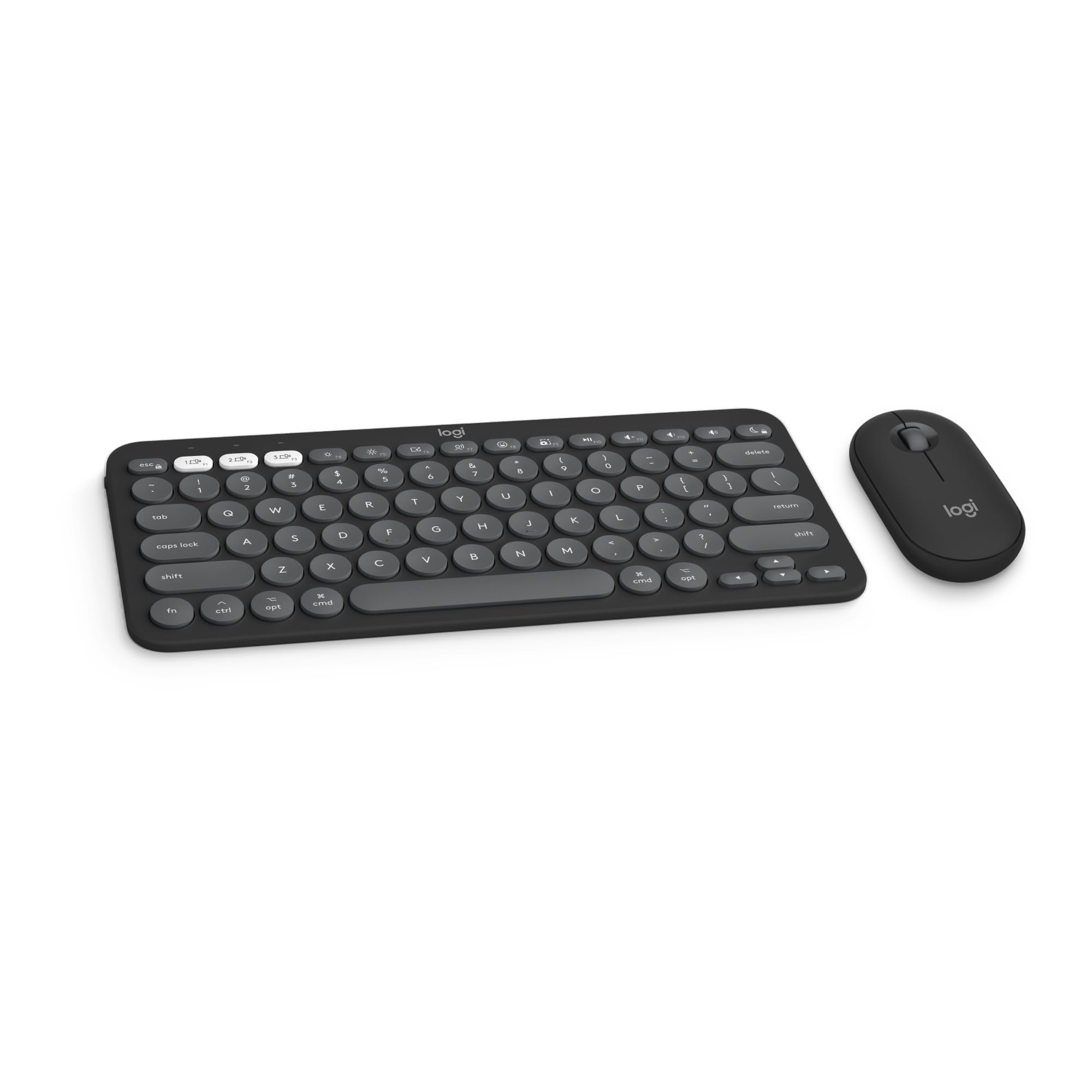 Logitech Pebble 2 Wireless Keyboard and Mouse Combo, Black - 920-012199