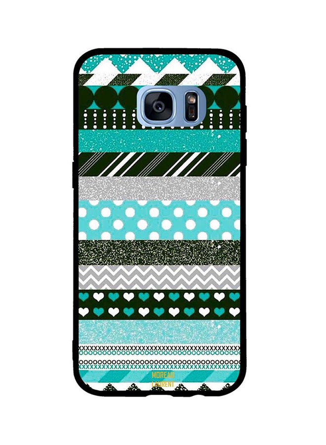Moreau Laurent Green Pattern Printed Back Cover for Samsung Galaxy S7 Edge