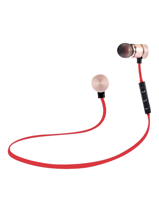 Wireless In-Ear Magnetic Sport Earphones, Red - D-30VV