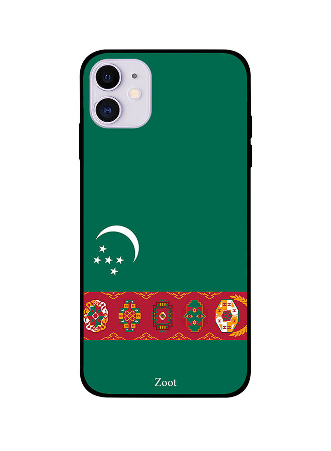 Turkmenistan Flag Printed Back Cover for Apple iPhone 11
