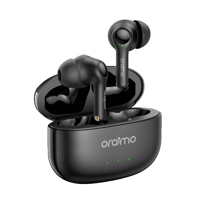 Oraimo FreePods 3C Wireless Earphones with Microphone, Black- OEB-E104DC