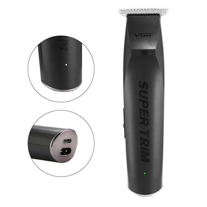 VGR Rechargeable Hair Clipper, Black - V-229, with Gift Bag