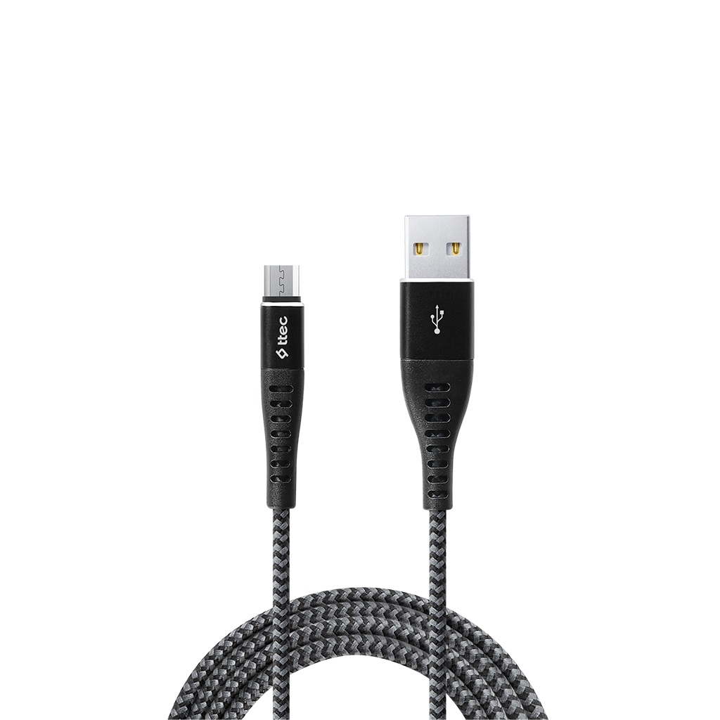 Ttec ExtremeCable Micro USB Cable, 150CM- Black